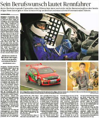 Bericht aus der Rheinischen Post vom 11. Januar 14